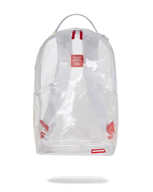 Sprayground CLEAR SHARK NO BACK DLXV BACKPACK Modern Handbags With Stylish Discounts Sprayground CLEAR SHARK NO BACK DLXV BACKPACK Modern Handbags With Stylish Discounts