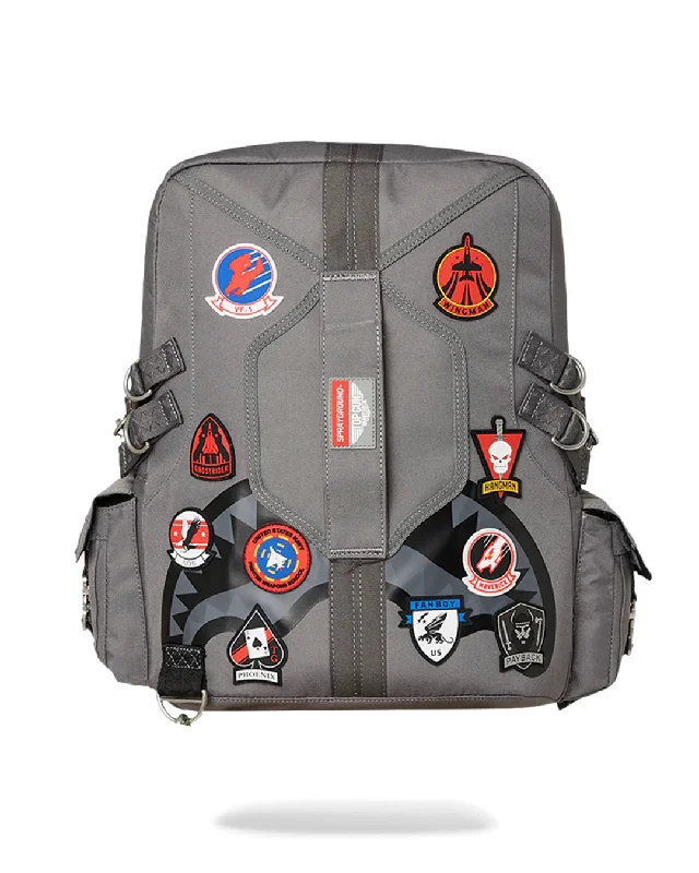 Sprayground  TOP GUN PATCHES DLX BACKPACK Luxury Bags, Budget Prices