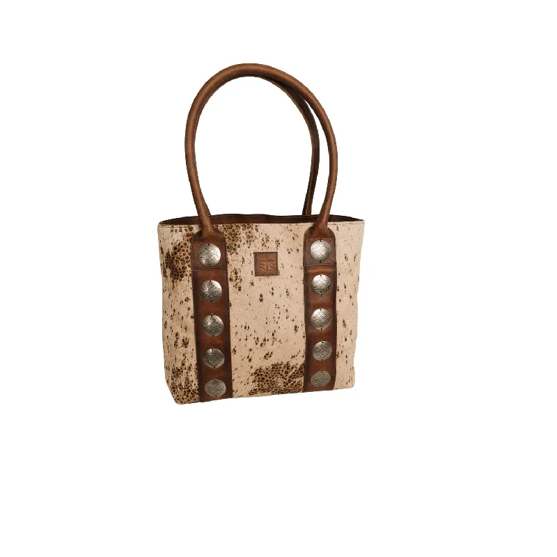 STS Ranchwear Womens Serengeti Cream/Leopard Cowhide Shoulder Tote Bag Designer Bags At Exclusive Clearance Prices STS Ranchwear Womens Serengeti Cream/Leopard Cowhide Shoulder Tote Bag Designer Bags At Exclusive Clearance Prices