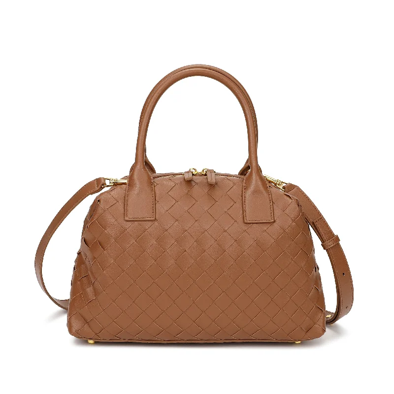Tiffany & Fred Woven Leather Large Satchel/Shoulder Bag Everyday Handbags At Wallet-Friendly Prices Tiffany & Fred Woven Leather Large Satchel/Shoulder Bag Everyday Handbags At Wallet-Friendly Prices