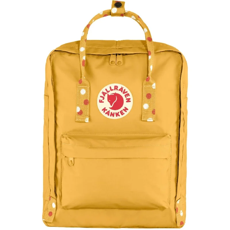 Unisex Kanken Backpack In Ochre-Confetti Pattern Premium Handbags At Unbeatable Markdowns Unisex Kanken Backpack In Ochre-Confetti Pattern Premium Handbags At Unbeatable Markdowns