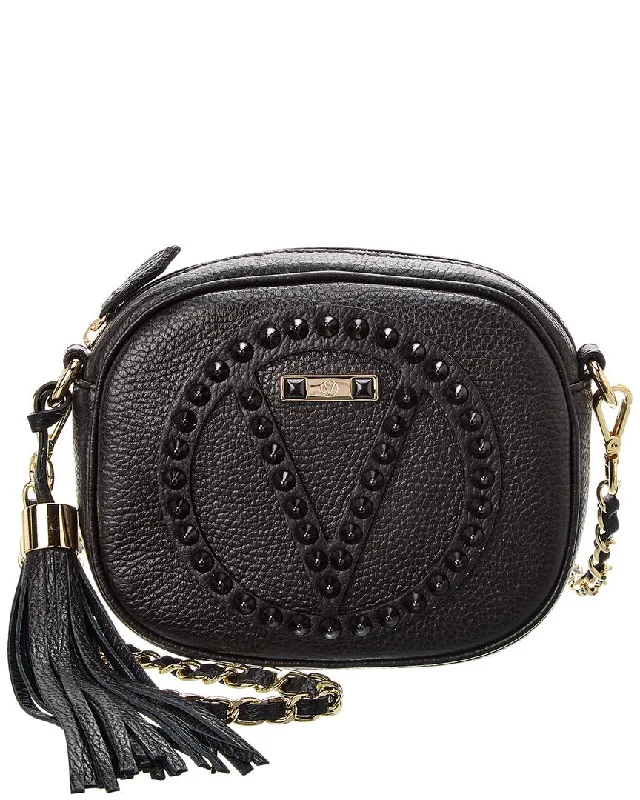 Valentino by Mario Valentino Nina Rock Leather Crossbody Everyday Bags At Wallet-Friendly Prices