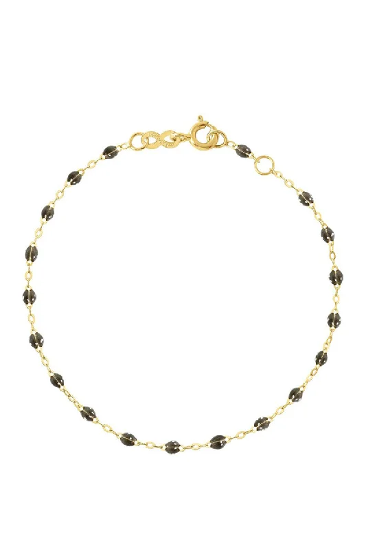 6.7" Classic Gigi Bracelet - QUARTZ + YELLOW GOLD