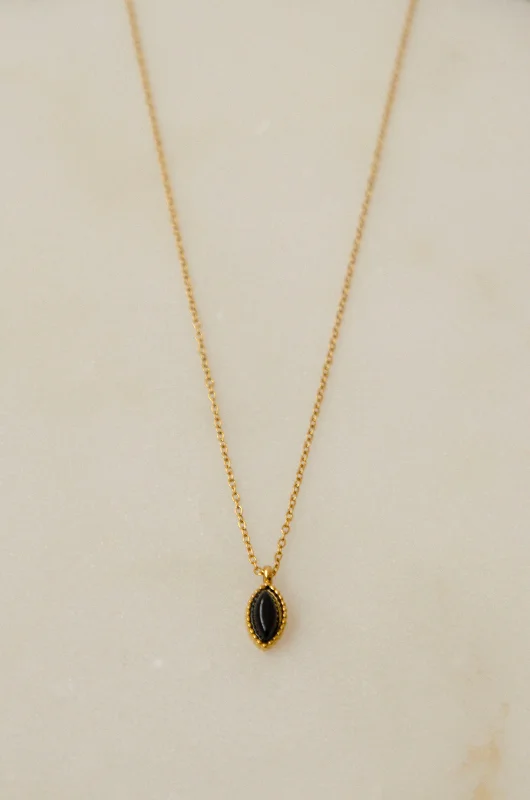 ELOISE NECKLACE // BLACK