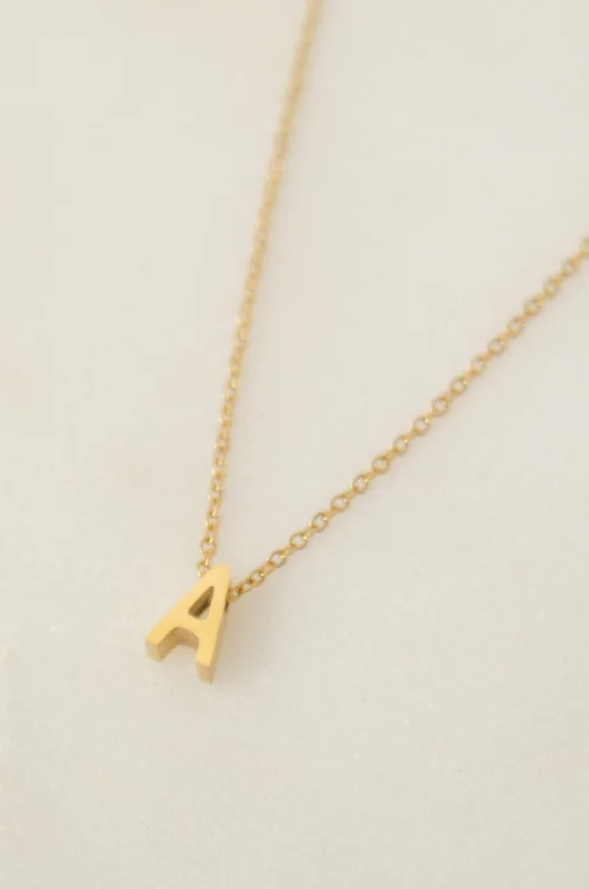 LETTERS NECKLACE // A