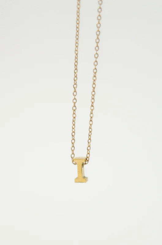 LETTERS NECKLACE // I