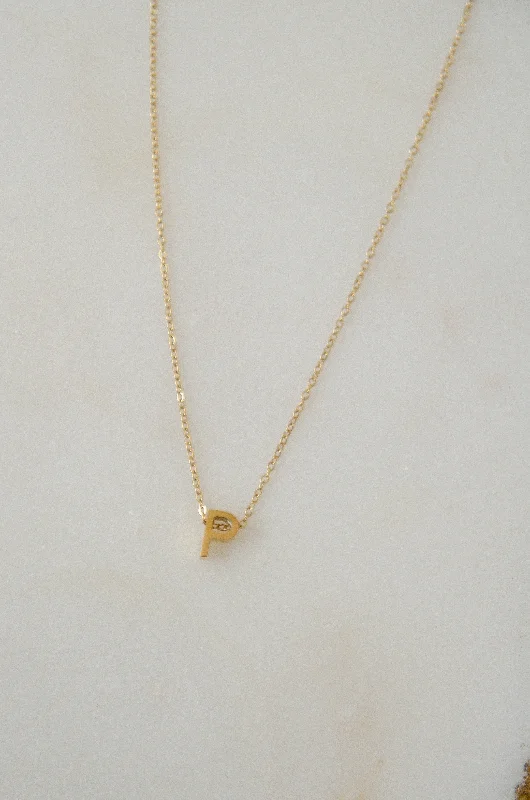 LETTERS NECKLACE // P