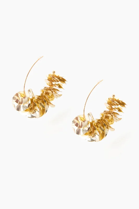 Gold Lolita Mini Hoops