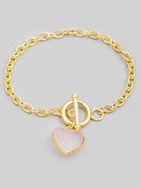 Heart Charm Bracelet