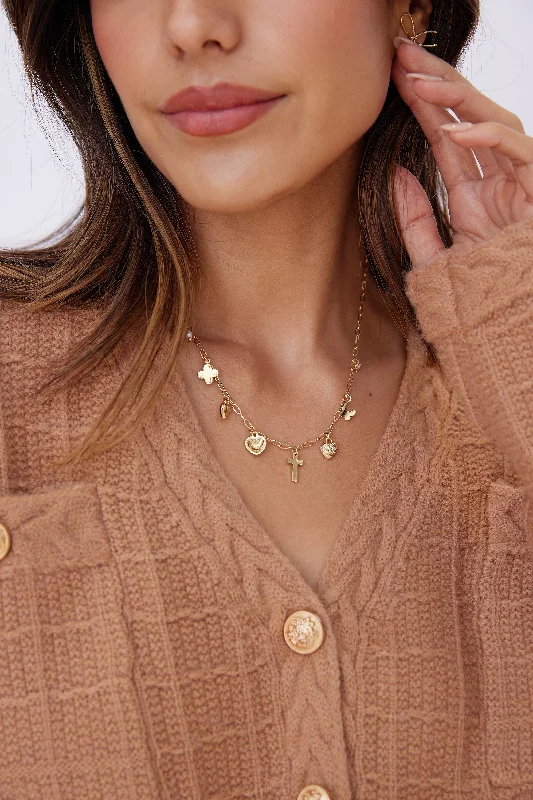 Fashion-Forward Jewelry At Incredible Prices Leon Multi Charm Pearl Chain Necklace