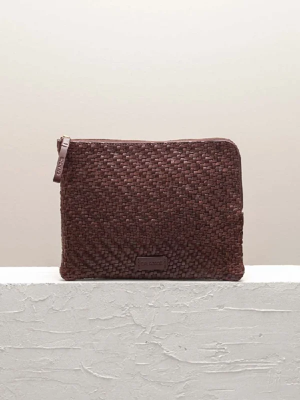 BATU S Pecan Twill Pouch Trendy Purses At Unbeatable Discounts