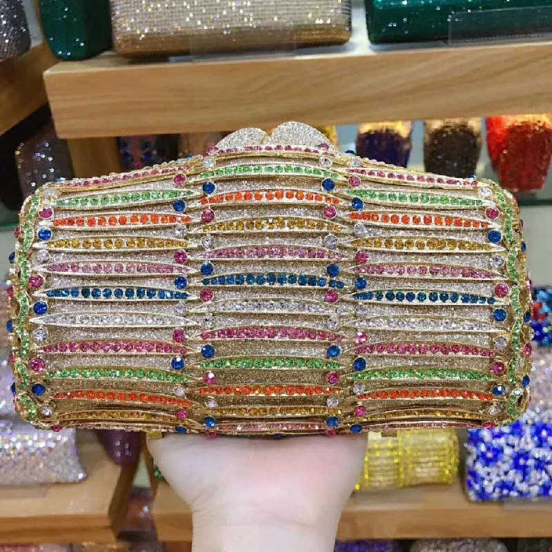 Crystal diamond Evening Clutch bag Everyday Elegance At Lower Prices