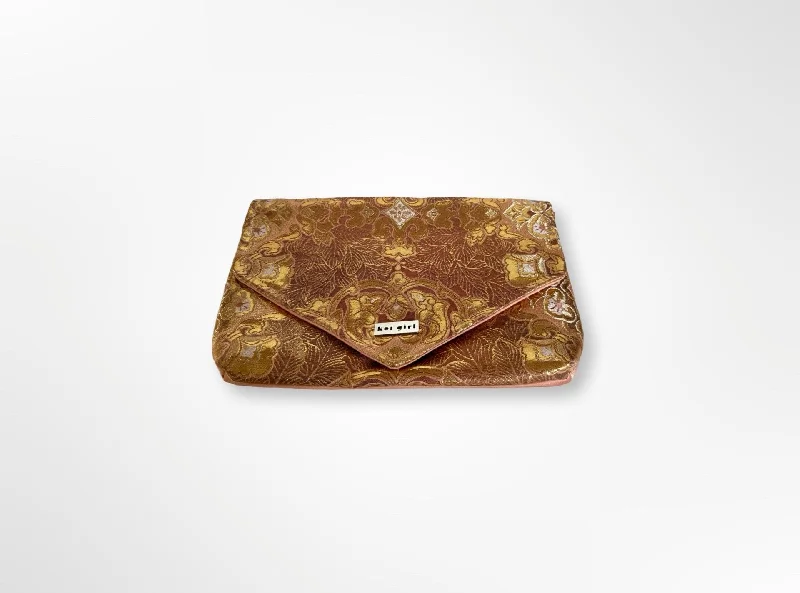 Metallic Pink Mandala Clutch High-Fashion Handbags At Reduced Costs