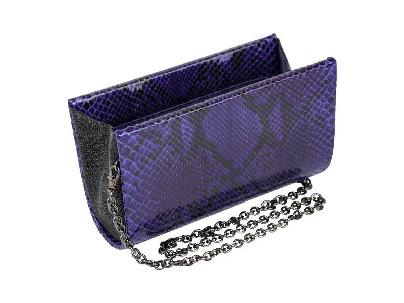 Purple Python & Stingray Classic Clutch Everyday Handbags At Wallet-Friendly Prices