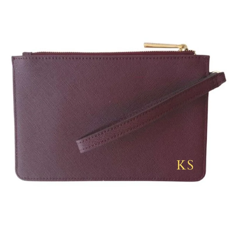 Women's Maddie Wristlet In Burgundy Stylish Totes, Special Discounts
