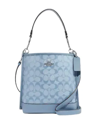 Coach Mollie Bucket Bag 22 In Signature Chambray Huge Handbag Markdowns – Update Your Collection Now