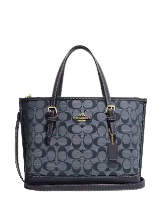 Coach Mollie Tote 25 In Signature Chambray Statement Bags, Shop Today