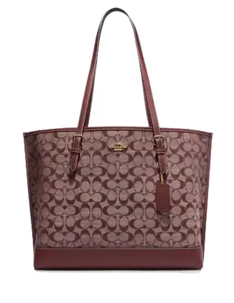 Coach Mollie Tote In Signature Chambray Limited-Time Handbag Sale