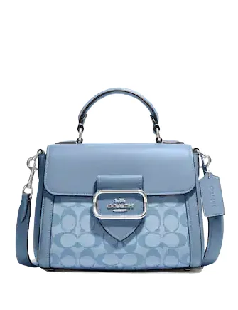 Coach Morgan Top Handle Satchel In Signature Chambray Shop Timeless And Trendy Bags At Limited-Time Discounts