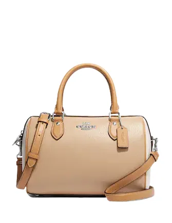 Coach Rowan Satchel In Colorblock Everyday Elegance At Lower Prices