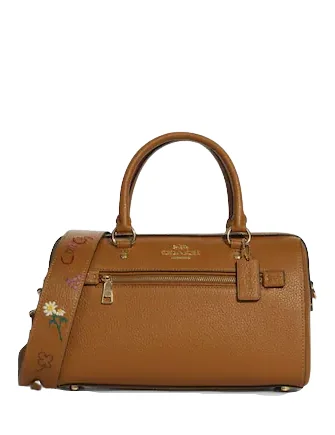 Coach Rowan Satchel With Diary Embroidery Fashion Bags, Huge Savings
