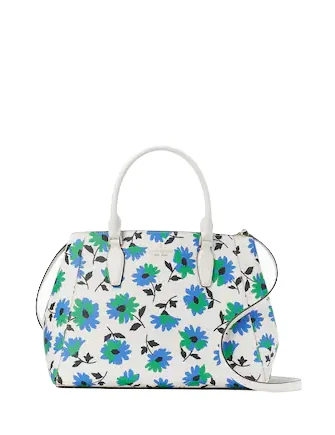 Kate Spade New York Kristi Park Posies Printed Satchel Premium Handbags At Budget-Friendly Prices