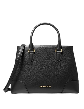 Michael Michael Kors Crosby Medium Pebbled Leather Satchel Unmissable Deals On Trendy Handbags
