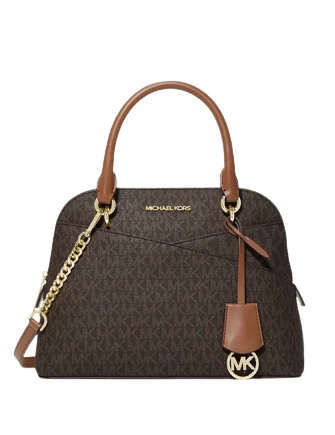 Michael Michael Kors Jet Set Medium Logo Dome Satchel The Best Handbag Offers Are Here