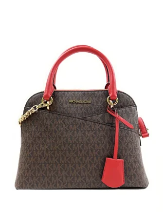 Michael Michael Kors Jet Set Medium Logo Dome Satchel Premium Quality Bags, Budget Prices