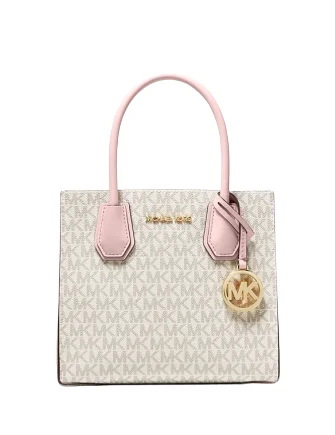 Michael Michael Kors Mercer Medium Logo and Leather Accordion Crossbody Bag Statement Handbags At Unbeatable Discounts