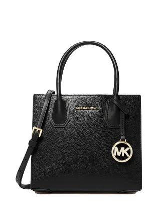 Michael Michael Kors Mercer Medium Pebbled Leather Crossbody Bag Sleek And Stylish Handbags At Lower Prices