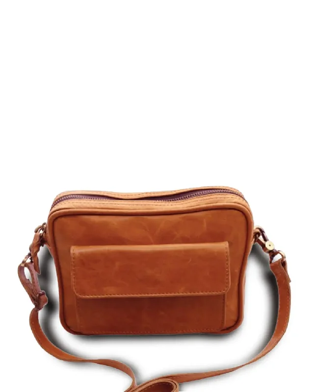 Brown Leather Multipurpose Bumbag / Waist Bag Your Perfect Bag At The Perfect Price
