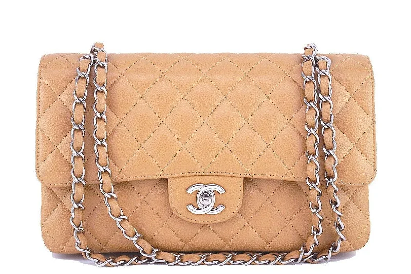 Chanel Beige Caviar Medium Classic 2.55 Double Flap Bag Grab Your Favorite Handbags For Less Chanel Beige Caviar Medium Classic 2.55 Double Flap Bag Grab Your Favorite Handbags For Less