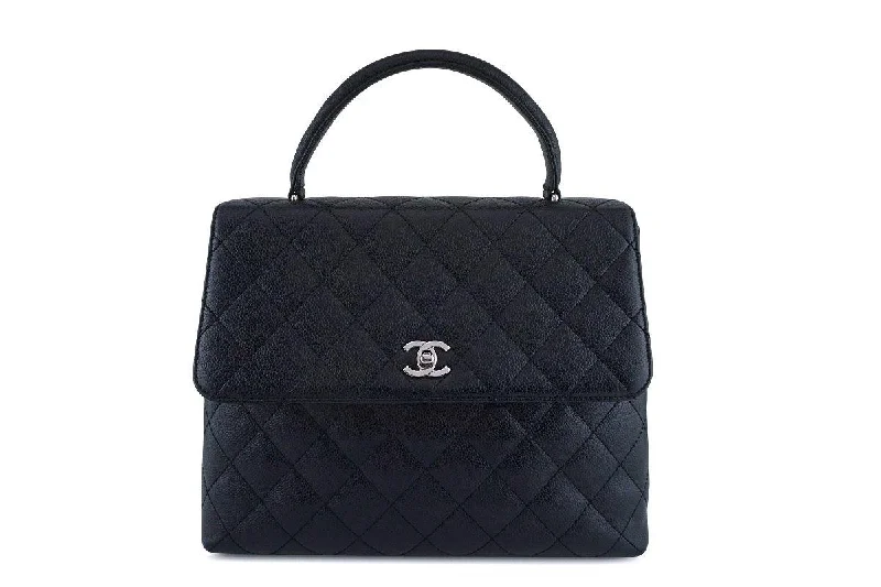 Chanel Black Caviar Classic Quilted Kelly Flap Bag SHW Limited-Stock Bag Clearance – Grab Your Favorite Now
