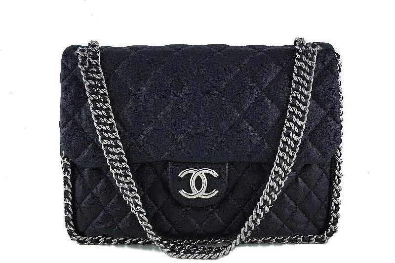Chanel Black Chain Around Maxi Luxe Flap Bag Elegant Bags With Limited Stock Available Chanel Black Chain Around Maxi Luxe Flap Bag Elegant Bags With Limited Stock Available