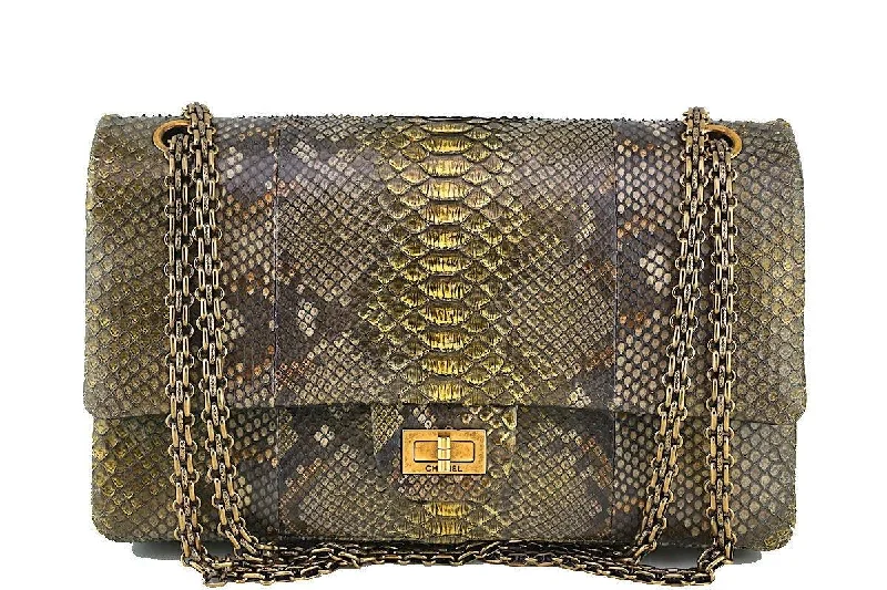 Chanel Limited Gold Python 226 Classic Reissue 2.55 Flap Bag Limited-Stock Handbag Sale For A Stylish Look Chanel Limited Gold Python 226 Classic Reissue 2.55 Flap Bag Limited-Stock Handbag Sale For A Stylish Look