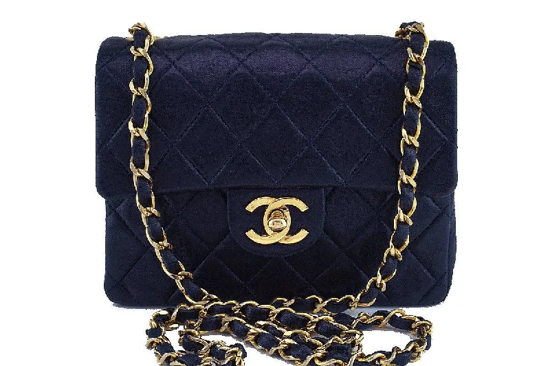 Chanel Navy Blue Classic Quilted Square Mini 2.55 Flap Bag Everyday Bags At Wallet-Friendly Prices