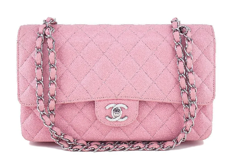 Chanel Pink Caviar Medium Classic 2.55 Double Flap Bag Statement Bags With Exclusive Savings Chanel Pink Caviar Medium Classic 2.55 Double Flap Bag Statement Bags With Exclusive Savings