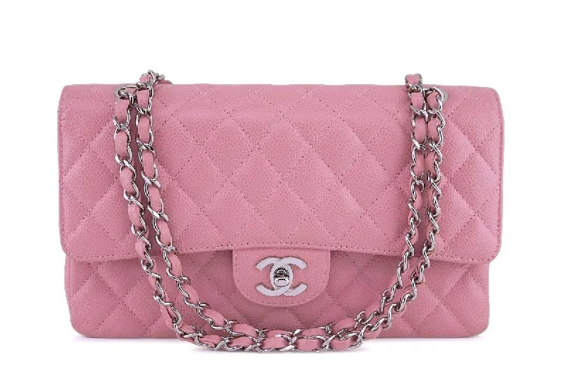 Chanel Pink Caviar Medium Classic 2.55 Double Flap Bag SHW Carry Elegance For Less – Best Bag Deals Here