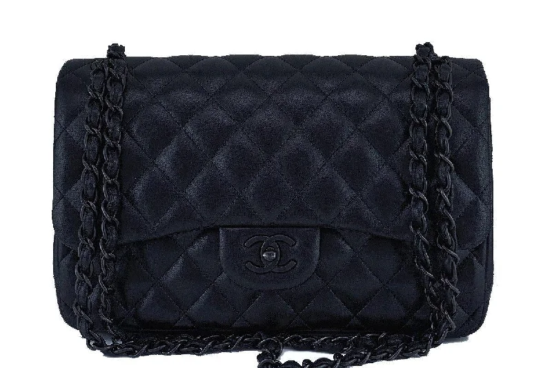 Chanel So Black Jumbo 2.55 Classic Double Flap Bag Trendy Purses At Unbeatable Discounts Chanel So Black Jumbo 2.55 Classic Double Flap Bag Trendy Purses At Unbeatable Discounts