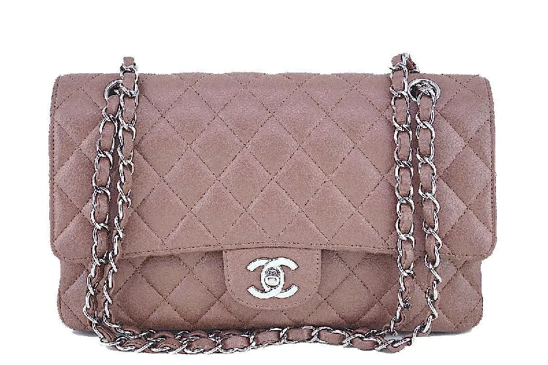 Chanel Taupe Beige Caviar Medium Classic 2.55 Double Flap Bag Stylish Totes With Special Discounts Chanel Taupe Beige Caviar Medium Classic 2.55 Double Flap Bag Stylish Totes With Special Discounts