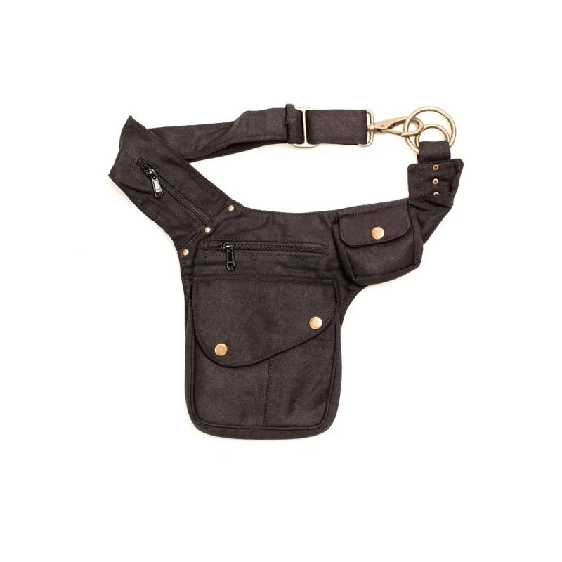 Canvas Side Bag | Black Fashion Bags With Huge Discounts