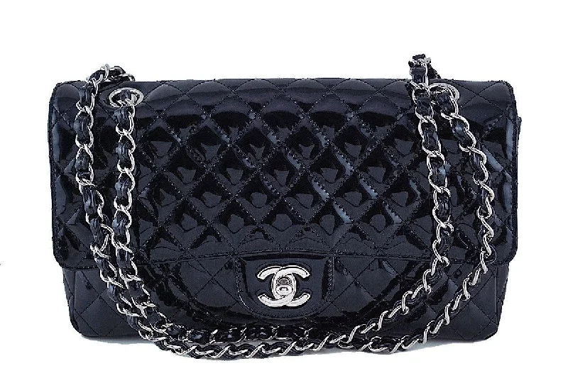 Chanel Black Glossy Patent Quilted Classic Label Flap Bag The Best Handbag Offers Are Here Chanel Black Glossy Patent Quilted Classic Label Flap Bag The Best Handbag Offers Are Here