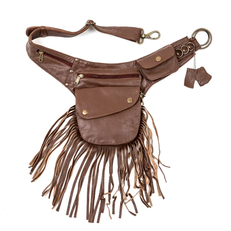 Leather Tassel Belt - Cinnamon The Ultimate Sale On Must-Have Handbags