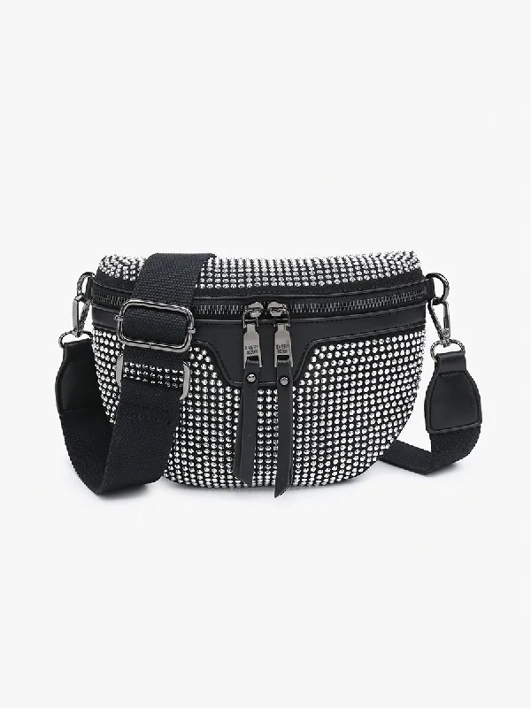 Kai Rhinestone Belt Bag Flash Sale On Designer Bags