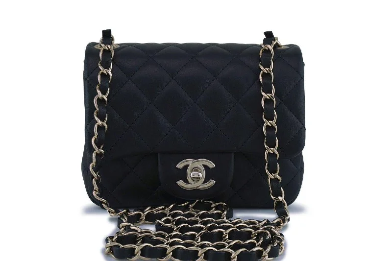 New 18C Chanel Black Classic Quilted Square Mini 2.55 Flap Bag GHW Sleek And Stylish Handbags At Lower Prices