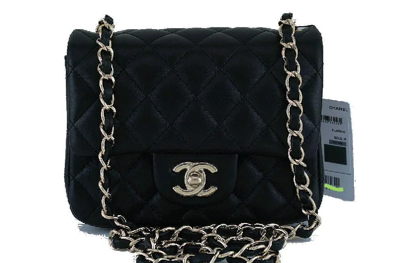 NWT Chanel Black Classic Quilted Square Mini 2.55 Flap Bag, GHW Premium Quality Bags, Budget Prices NWT Chanel Black Classic Quilted Square Mini 2.55 Flap Bag, GHW Premium Quality Bags, Budget Prices
