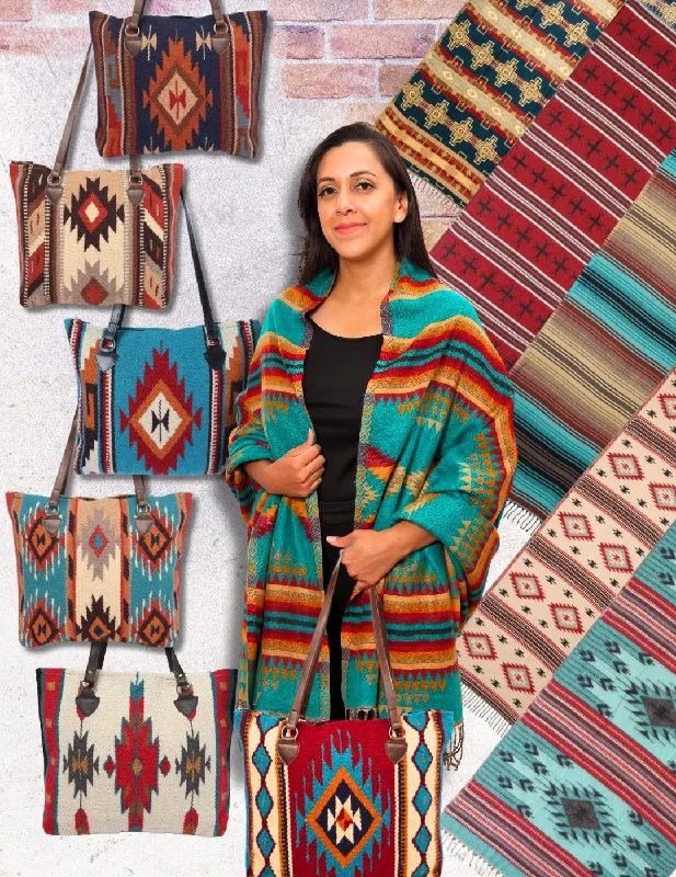 12 Pack Southwest-Style Wrap & Maya Modern Purse! Upgrade Your Look With Our Exclusive Bag Deals