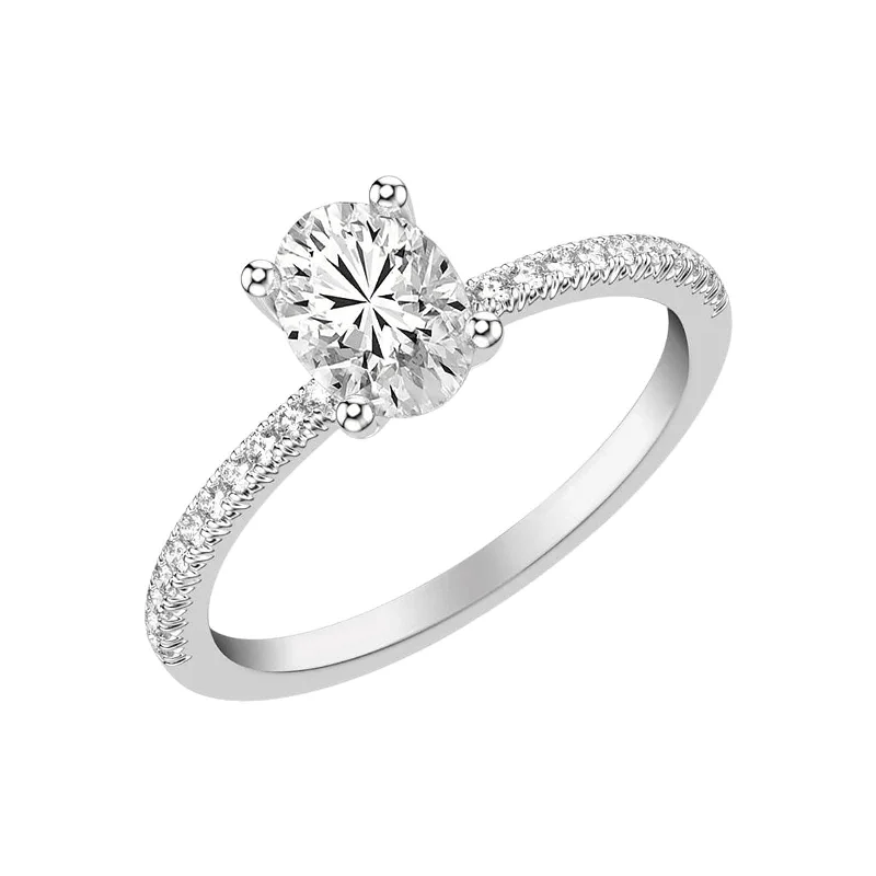 Classic Diamond Semi Mount Ring