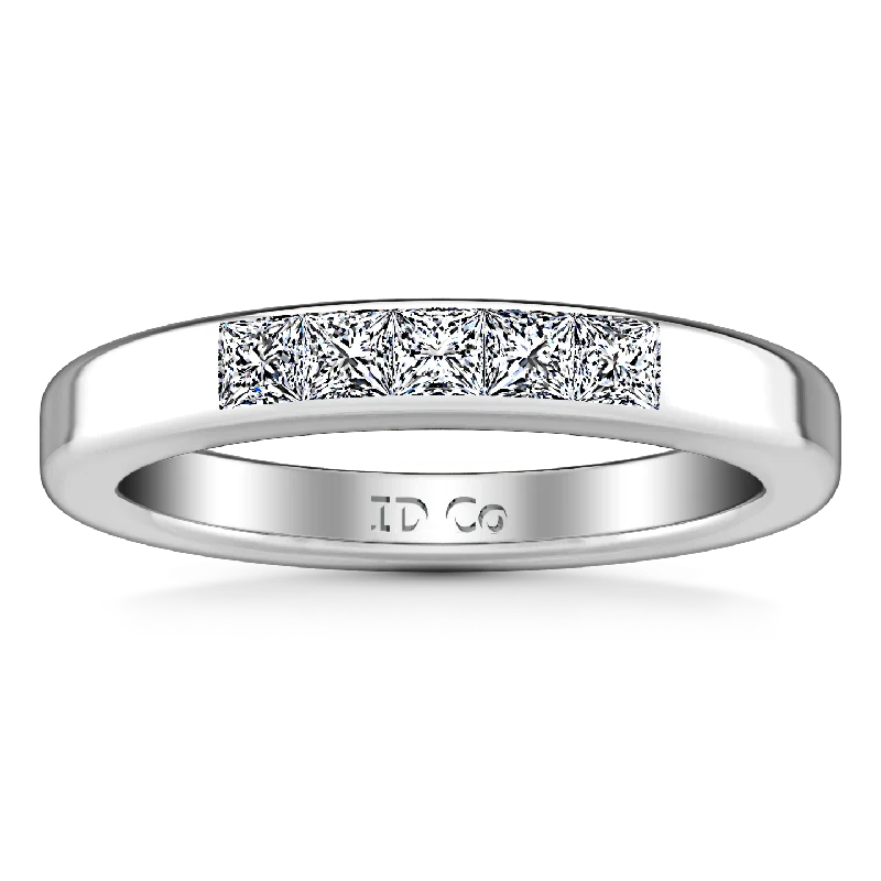 Diamond Wedding Band Abelia 0.35 Cts 14K White Gold